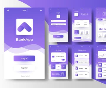 bank application interface